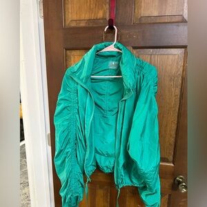 FP Movement by Free People Teal Bomber Jacket
